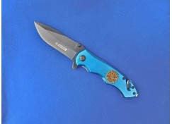 Zavírací palcový nůž Kandar blue